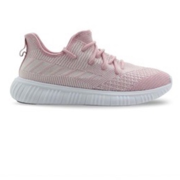 Avia Memory Foam Mixed Knit Sneakers Women's Size 7.5 Pink - Picture 3 of 12
